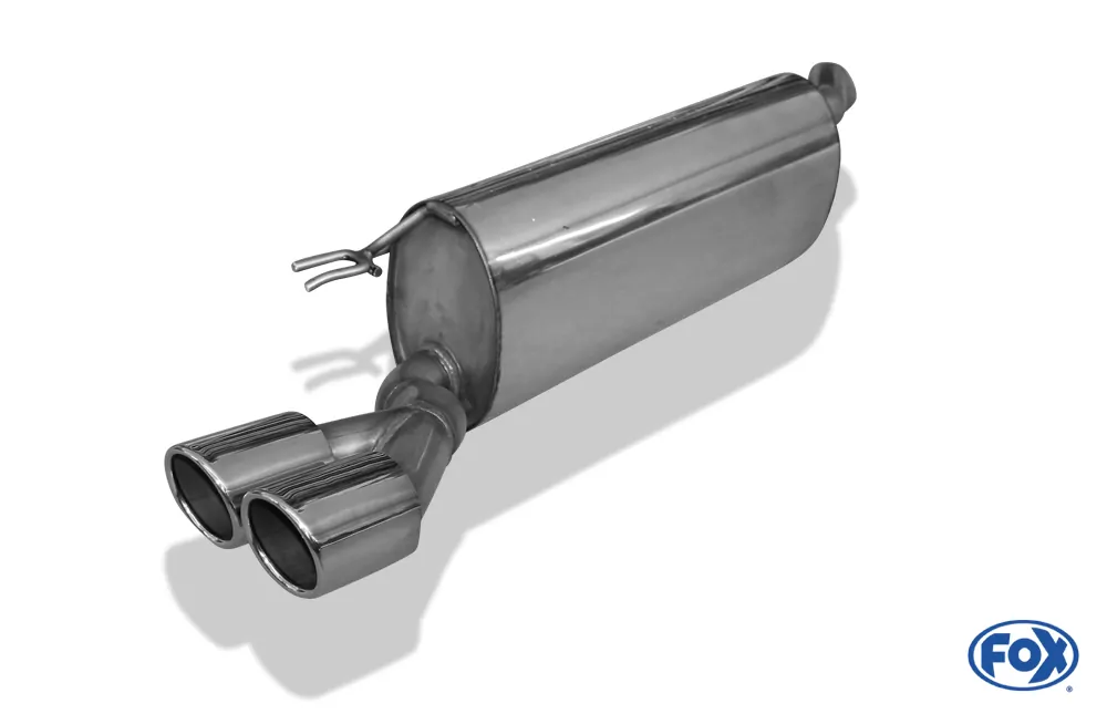 Fiat Bravo 198 für Modelle mit Stoßstangenausschnitt  Endschalldämpfer - 2x80 Typ 16