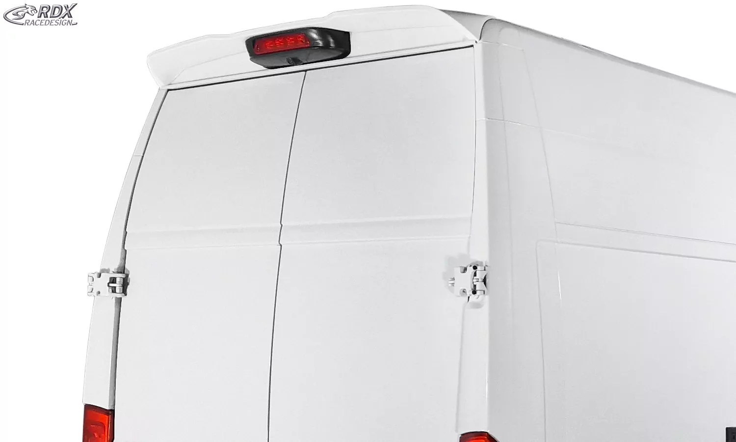 RDX Dachspoiler für FIAT Ducato & CITROEN Jumper & OPEL Movano & PEUGEOT Boxer & TOYOTA Proace Max & IVECO eSuperJolly & RAM ProMaster (H3) Heckspoiler Spoiler