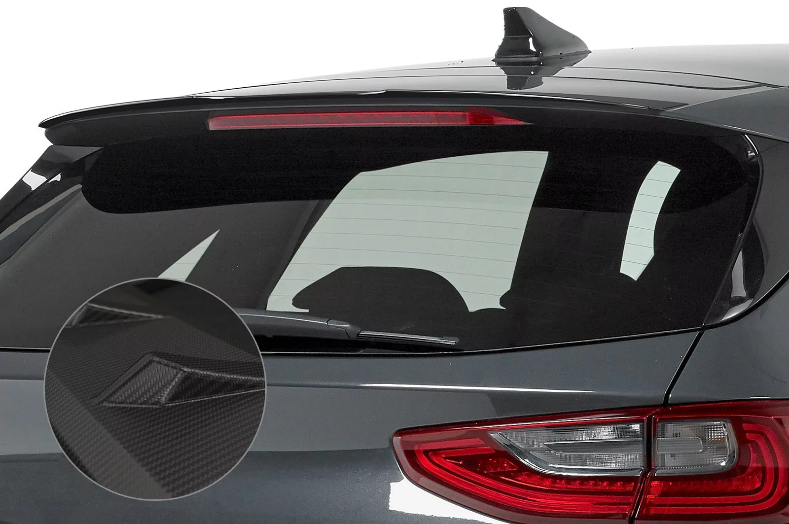 Heckflügel mit ABE für Kia Ceed (CD) HF658-M Carbon Look (matt)