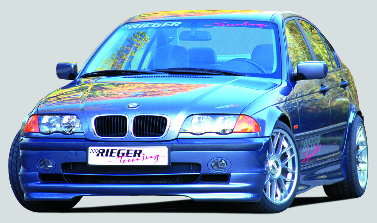 Rieger Spoilerlippe für BMW 3er E46 - Touring 02.98-12.01 (bis Facelift) carbon optik