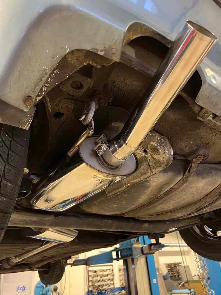 VW Golf II Typ 19E  Endschalldämpfer - 1x63 Typ 10