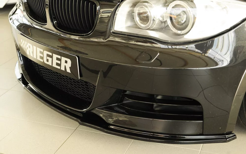 Rieger Spoilerschwert für BMW 1er E82, E88  (182 / 1C) | Coupé 10.07- nur für M-Paket-Frontschürze