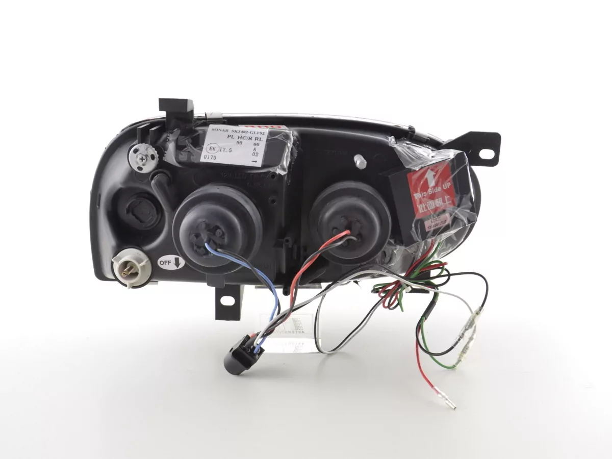 Scheinwerfer Set Daylight LED Tagfahrlicht VW Golf 3 Bj. 91-97 chrom für Rechtslenker