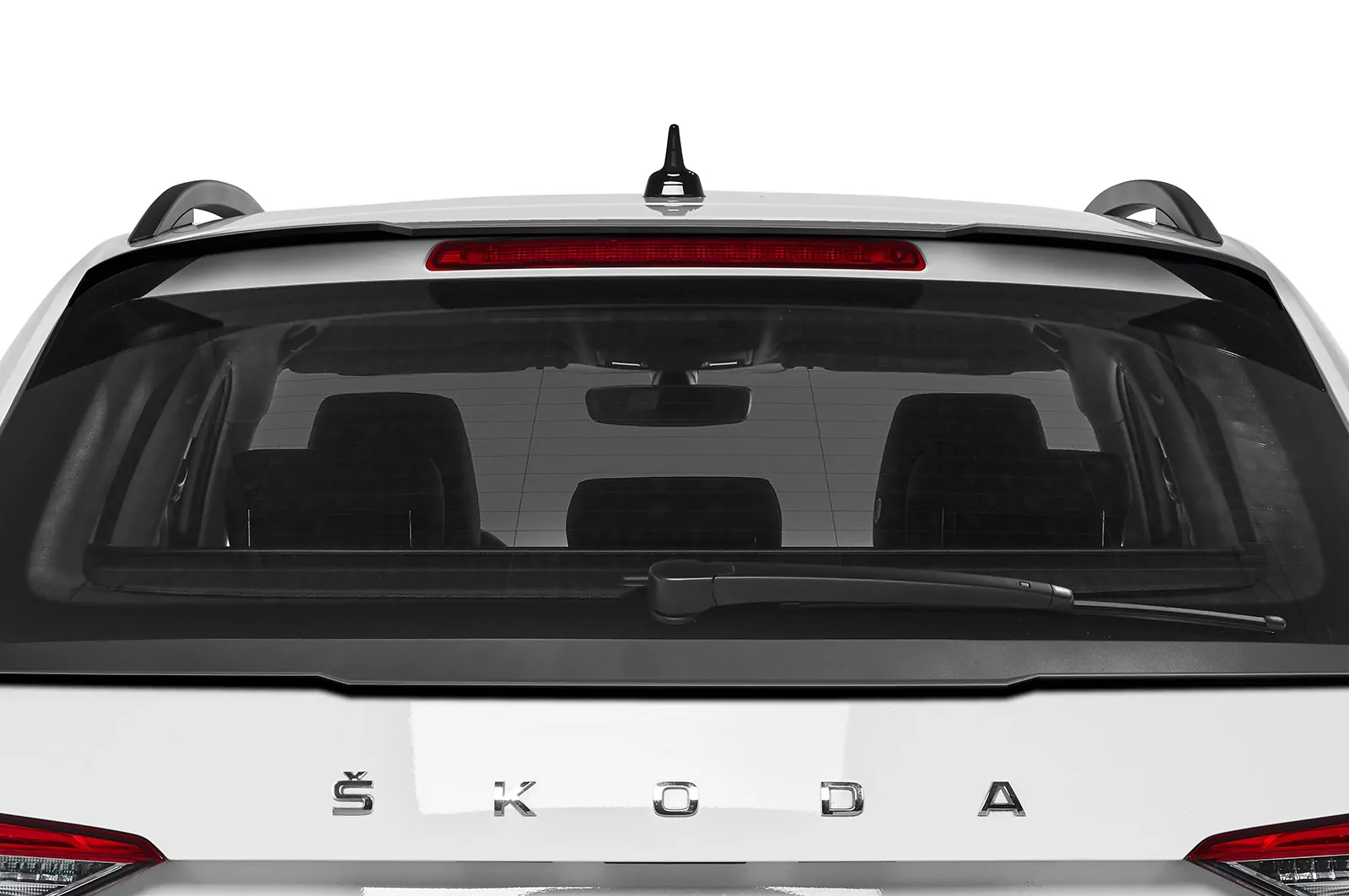 Heckflügel mit ABE für Skoda Superb III (Typ 3V) Combi HF748 Strukturiert (schwarz matt)