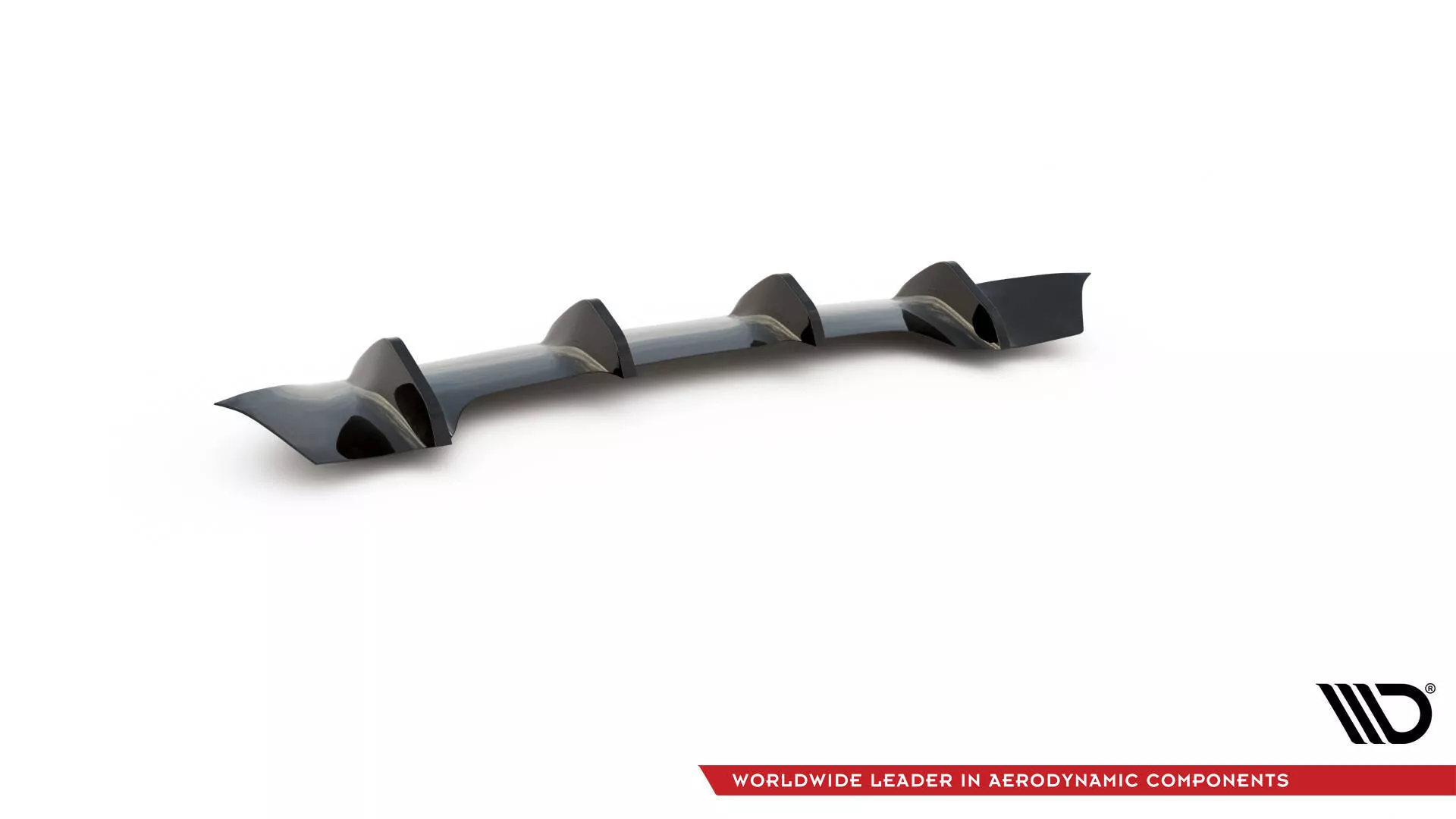 Diffusor Heck Ansatz Passend Für Mercedes-Benz CLA Shooting Brake AMG-Line X118 Schwarz Hochglanz