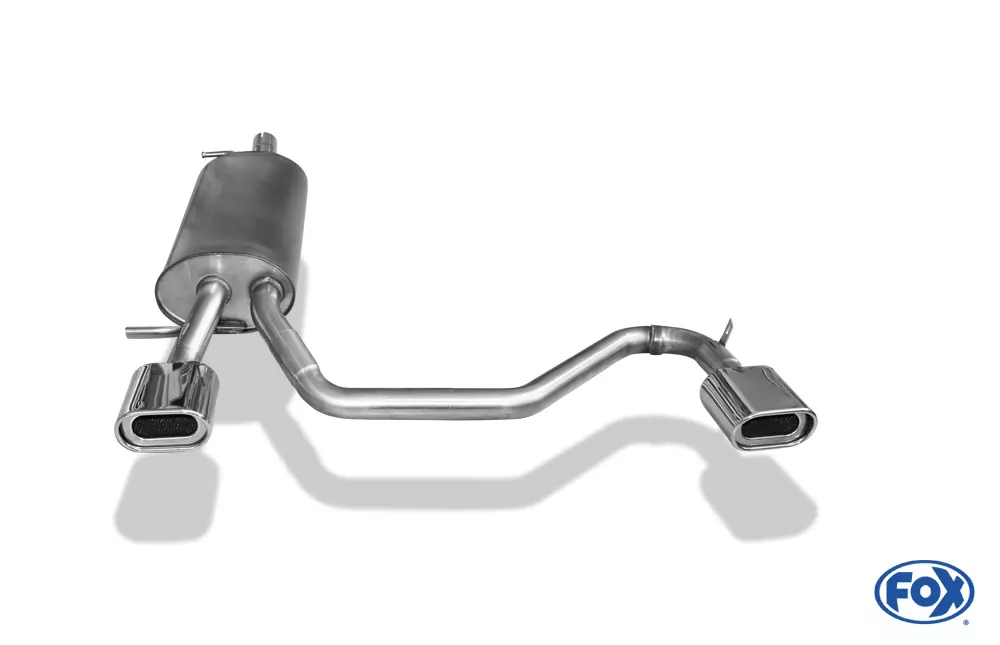 VW Passat 3B/ 3BG  Endschalldämpfer Ausgang rechts/links - 135x80 Typ 53 rechts/links