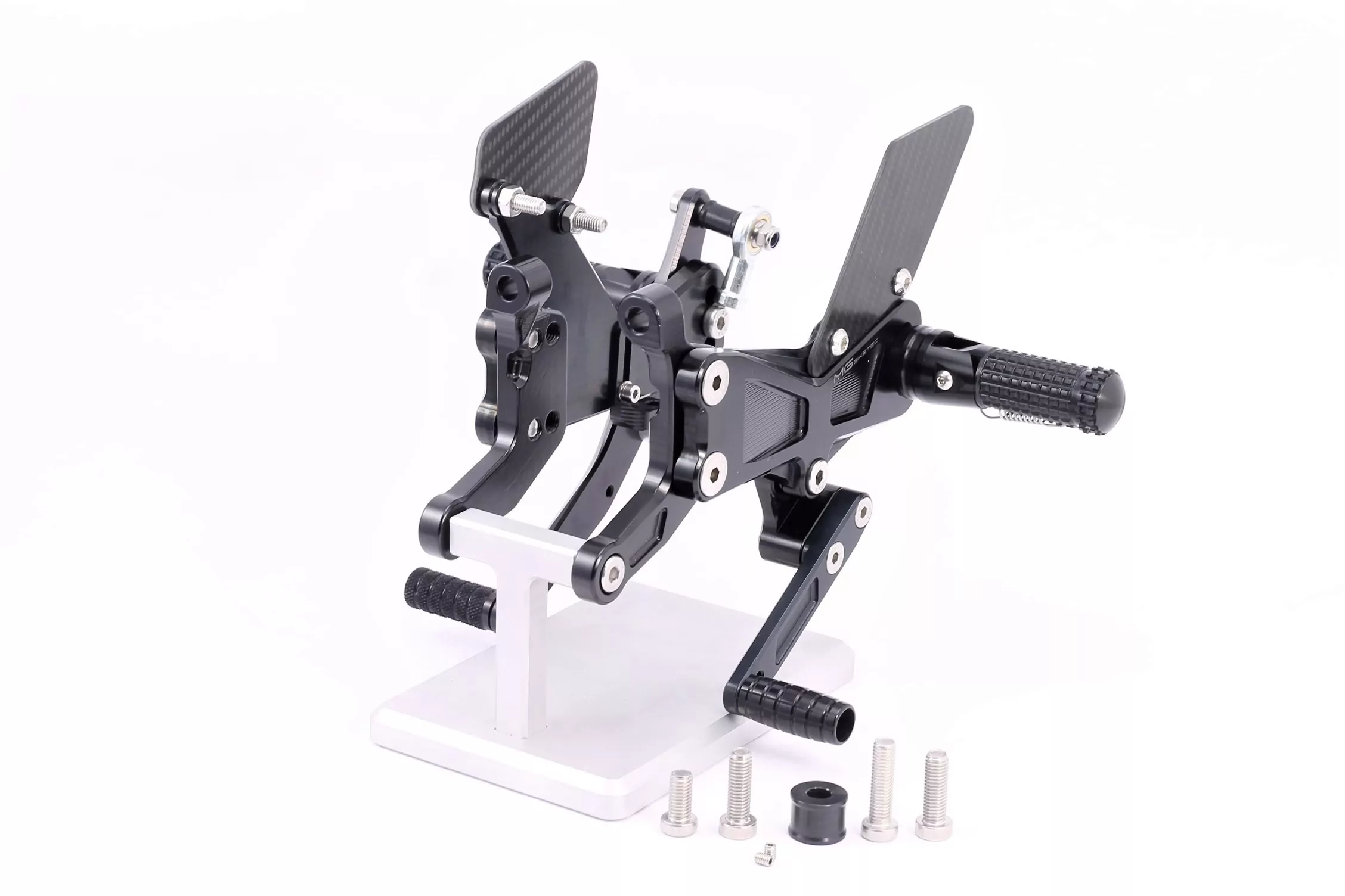 MG Biketec Sportfussrastenanlage / Rastenanlage / Fußrastenanlage mit ABE, gültig in D - A - CH für Ducati Panigale V4 ab 2021