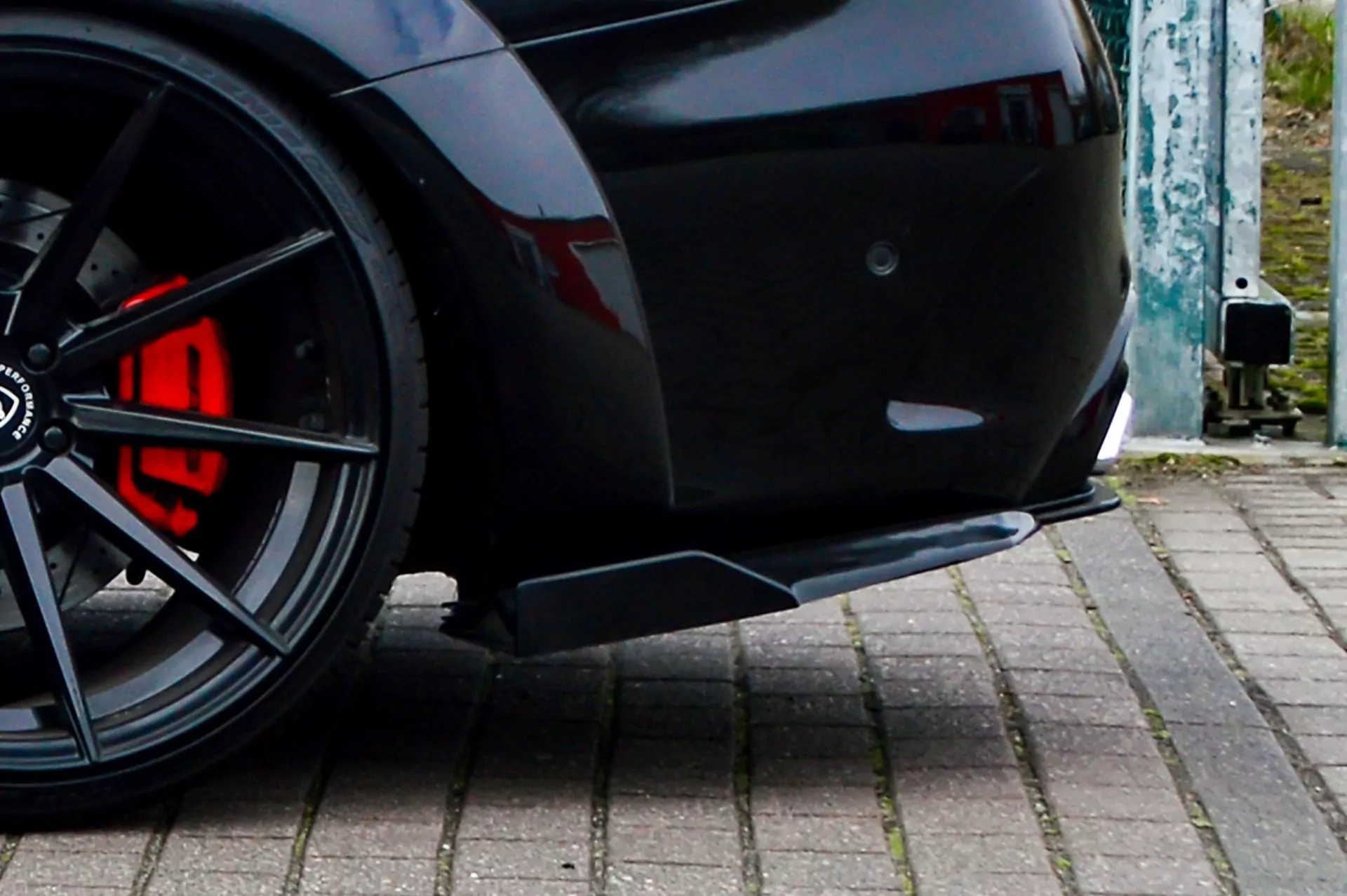 Heckansatz Seitenteile für Mercedes C-Klasse C63AMG+S Limousine