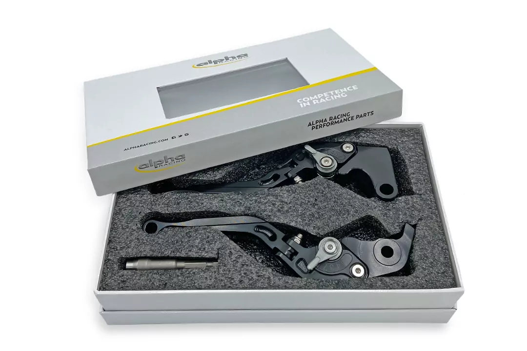 Hebel Set EVO schwarz für Yamaha YZF-R1 2015-  YZF-R1 M 2015-  YZF-R6 2017-