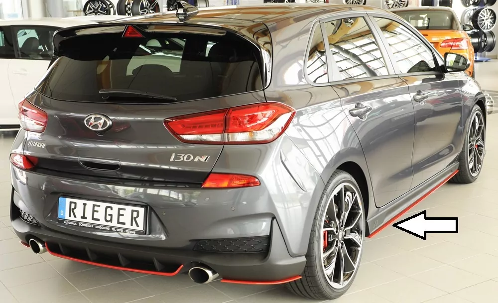 Rieger Seitenschweller rechts ansatz für Hyundai i30 N-Performance  (PDE) 5-tür. (Schrägheck) 05.21- (ab Facelift)