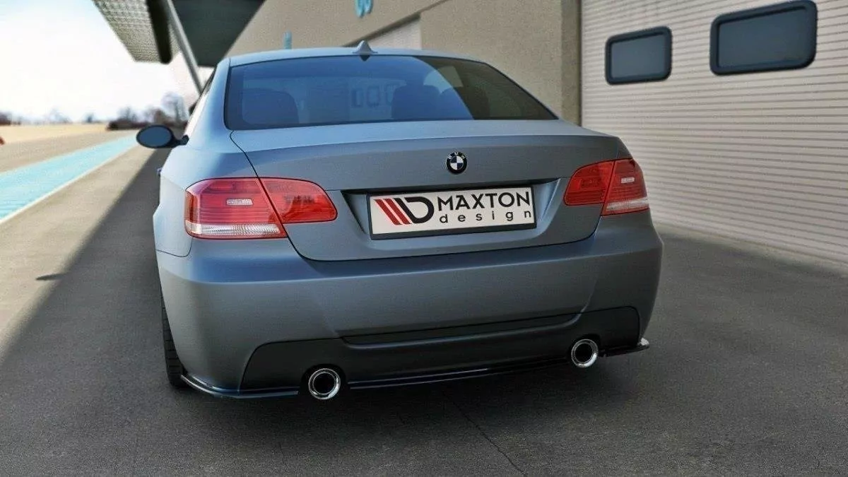 Heck Ansatz Flaps Diffusor Passend Für Diffusor Passend Für BMW 3er E92 M Paket Schwarz Hochglanz Schwarz Hochglanz