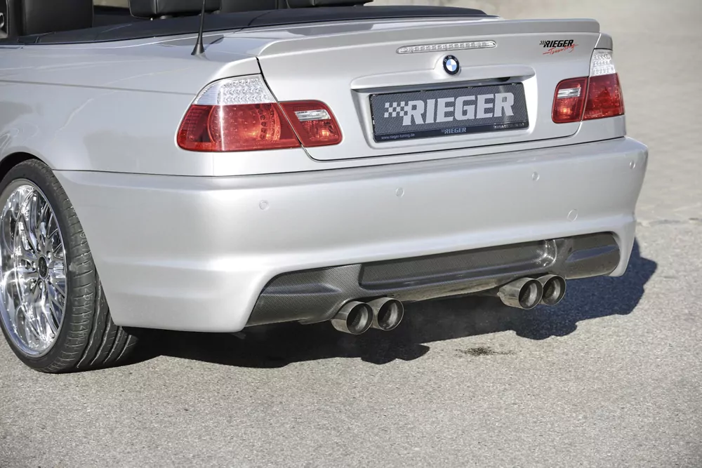 Rieger ESD, M3-Optik 4x90mm mittig Typ 14 für BMW 3er E46 | Coupé  BMW E46  320d  2.0l Diesel 100/110kW