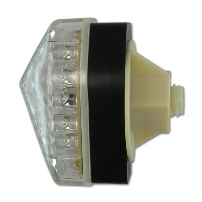 LED-Verkleidungsblinker "Suzuki" | klar | Paar  Maße: 45x30x20mm | ohne Distanzhülse | E-geprüft