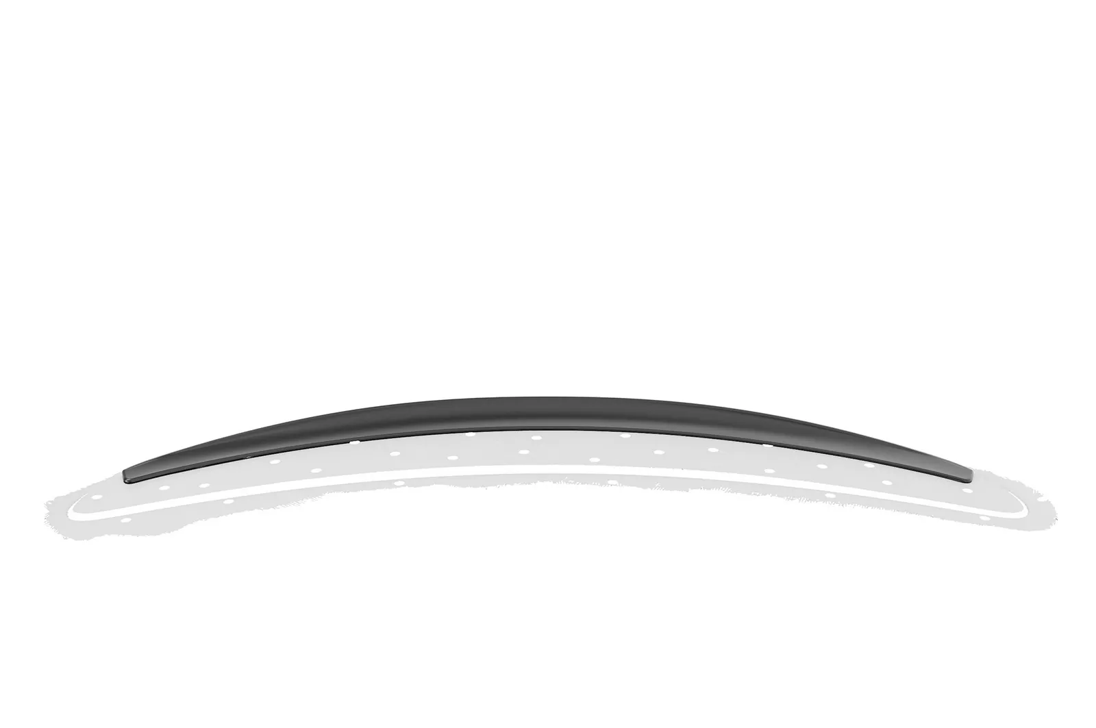 Heckflügel mit ABE für Mini Cooper R58 (Coupe) HF752 Strukturiert (schwarz matt)