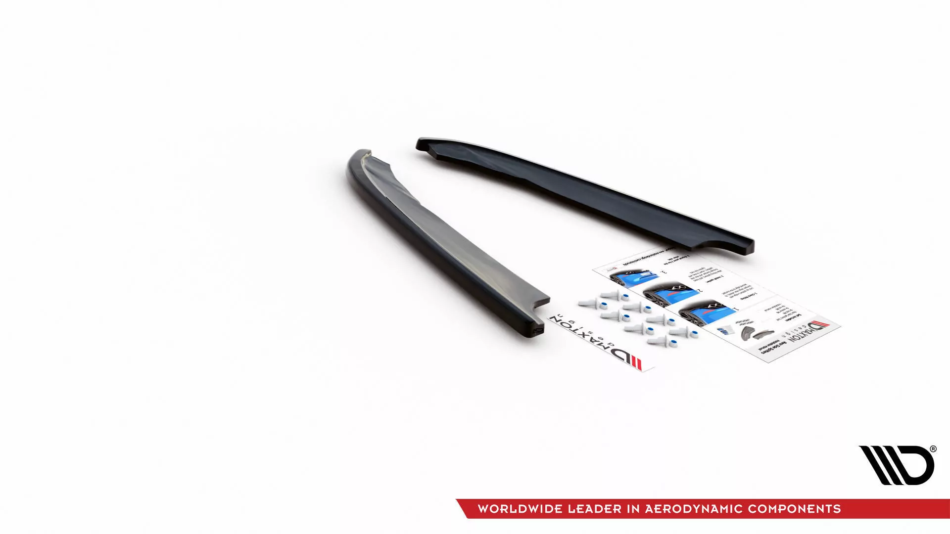 Heck Ansatz Flaps Diffusor Für Hyundai I40 Mk1 Schwarz Hochglanz