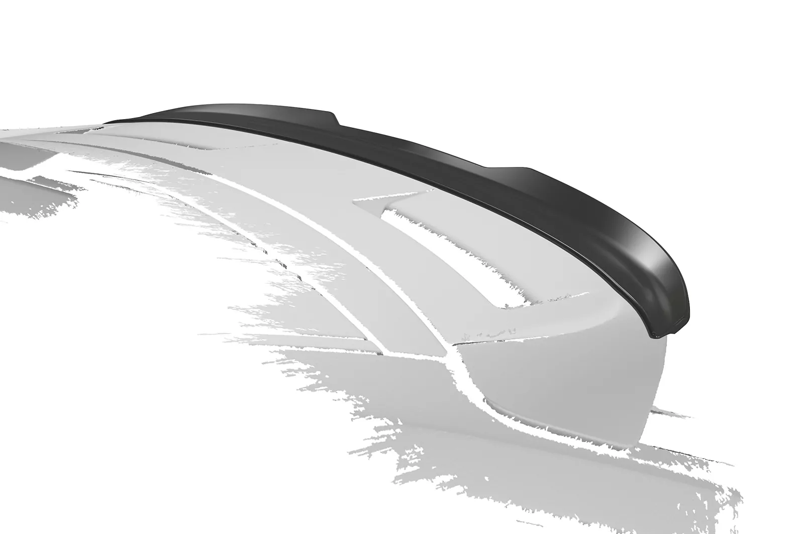 Heckflügel mit ABE für Ford Focus MK2 ST HF821 Strukturiert (schwarz matt)