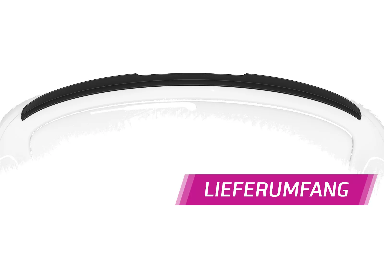 Heckflügel mit ABE für Audi Q5/SQ5 (Typ 8R) HF810-M Carbon Look (matt)