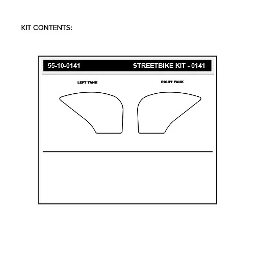 Stompgrip Traction Pad Volcano für Triumph Tiger 800 / XC / XR 15-19 Klar