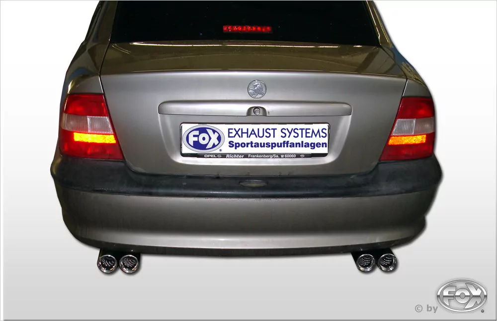 Opel Vectra B  Endschalldämpfer Ausgang rechts/links - 2x76 Typ 13 rechts/links