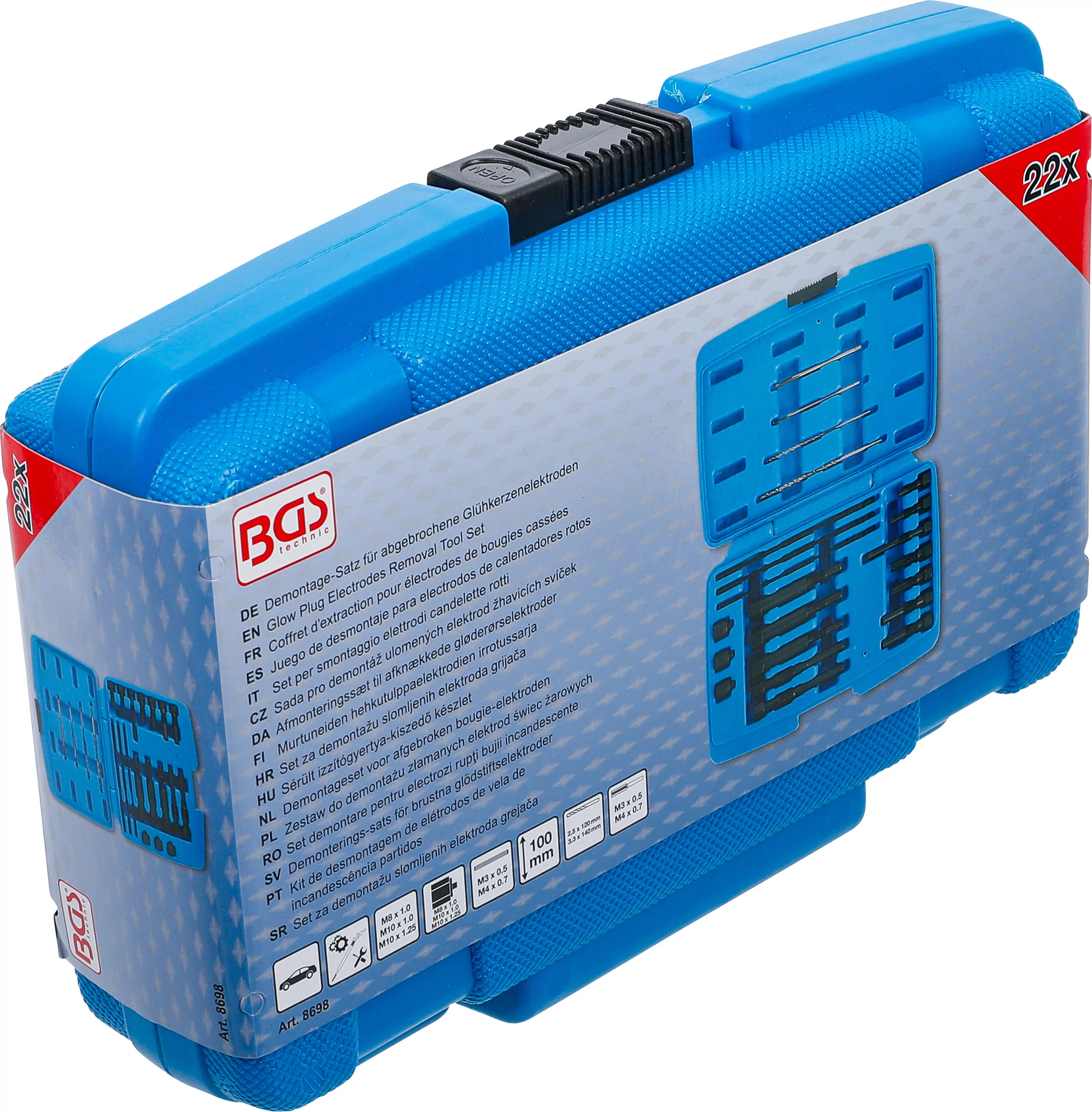 Demontage-Satz für abgebrochene Glühkerzenelektroden | M8 / M10