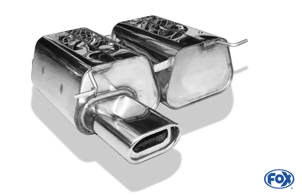 BMW E90/91 318i/ 320i  Endschalldämpfer - 135x80 Typ 53