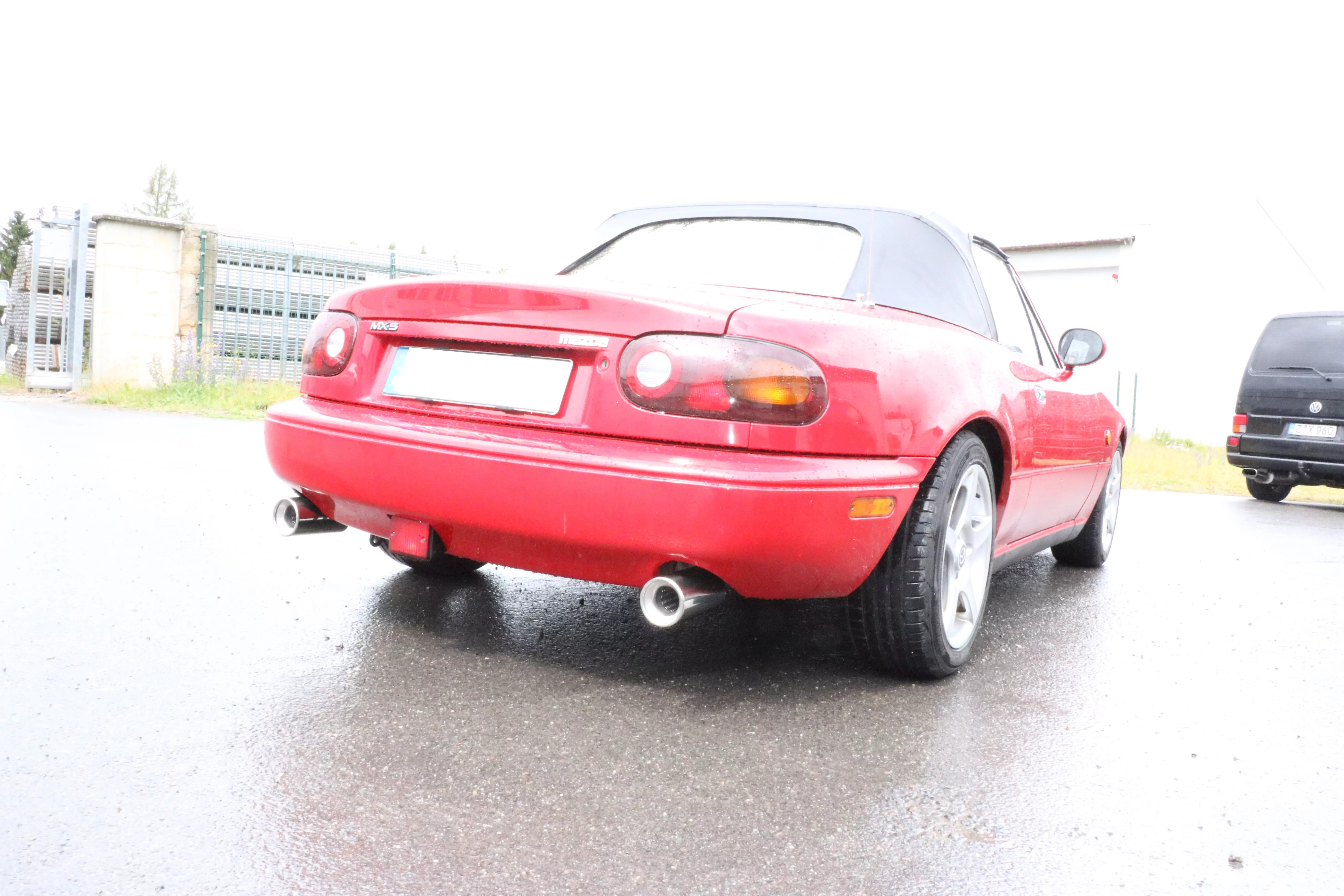 Mazda MX5 Typ NA  Endschalldämpfer Ausgang rechts/links - 1x90 Typ 13 rechts/links