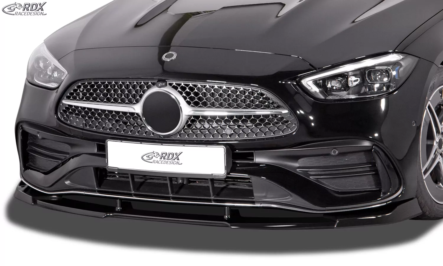 RDX Frontspoiler VARIO-X für MERCEDES C-Klasse AMG-Line W206, S206 Frontlippe Front Ansatz Vorne Spoilerlippe