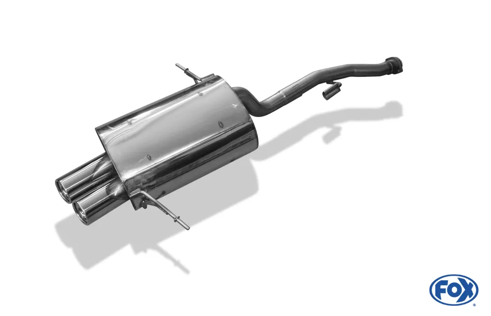 BMW E36 316Ti  Endschalldämpfer - 2x80 Typ 13