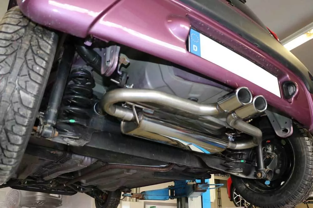 CitroenC1/ Peugeot 107/ Toyota Aygo  Endschalldämpfer Ausgang mittig - 2x86x54 Typ 32