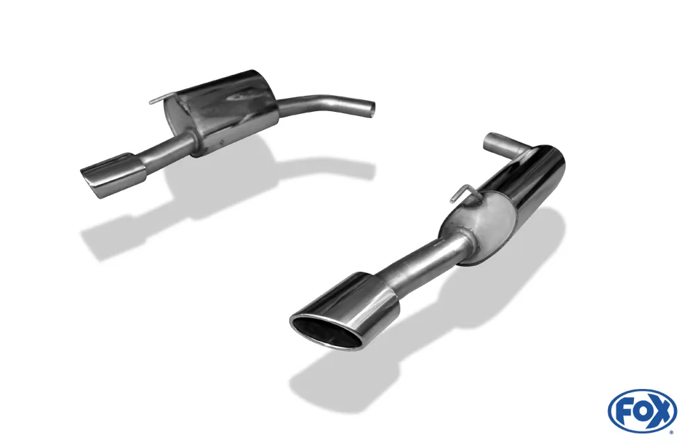 Jaguar XK8/ XKR Typ QEV/ QDV  Endschalldämpfer rechts/links Ø63,5 - 115x85 Typ 38 rechts/links