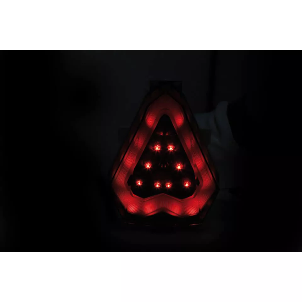 HIGHSIDER smart LED Rücklicht Schwarz Yamaha Style, E-Geprüft (1Stck)