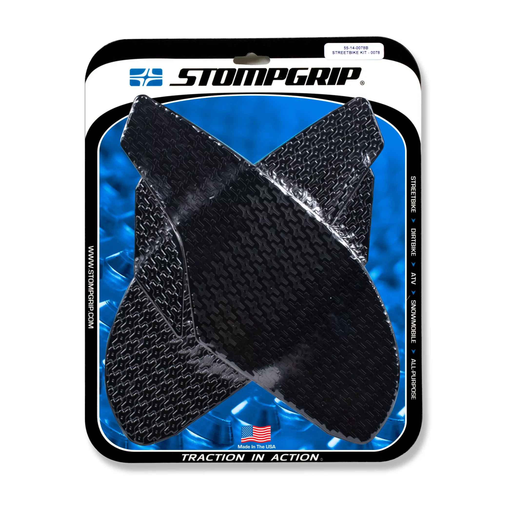 Stompgrip Traction Pad Icon für Triumph Daytona 675 R 13-18 Schwarz