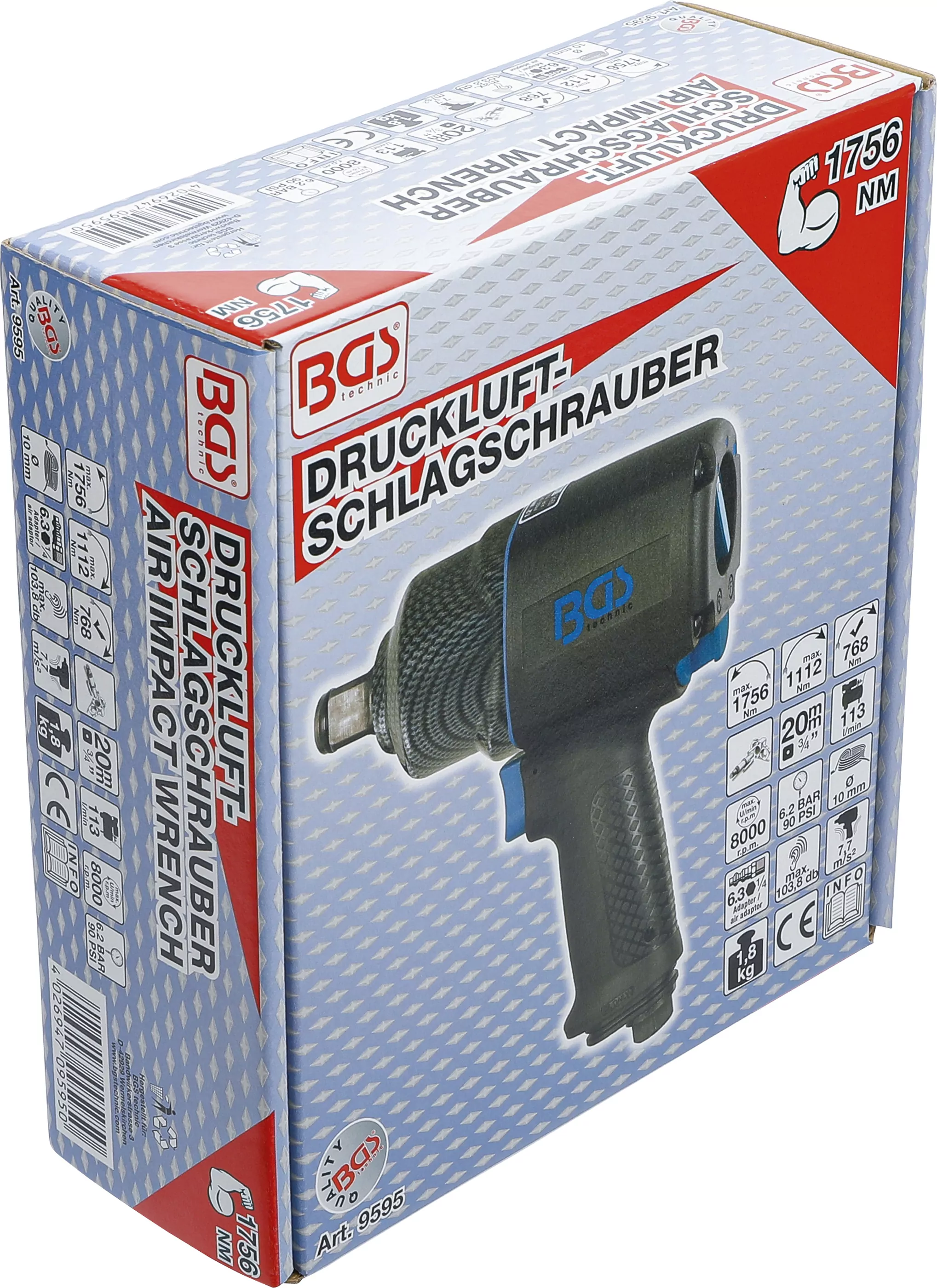 Druckluft-Schlagschrauber | 20 mm (3/4") | 1756 Nm