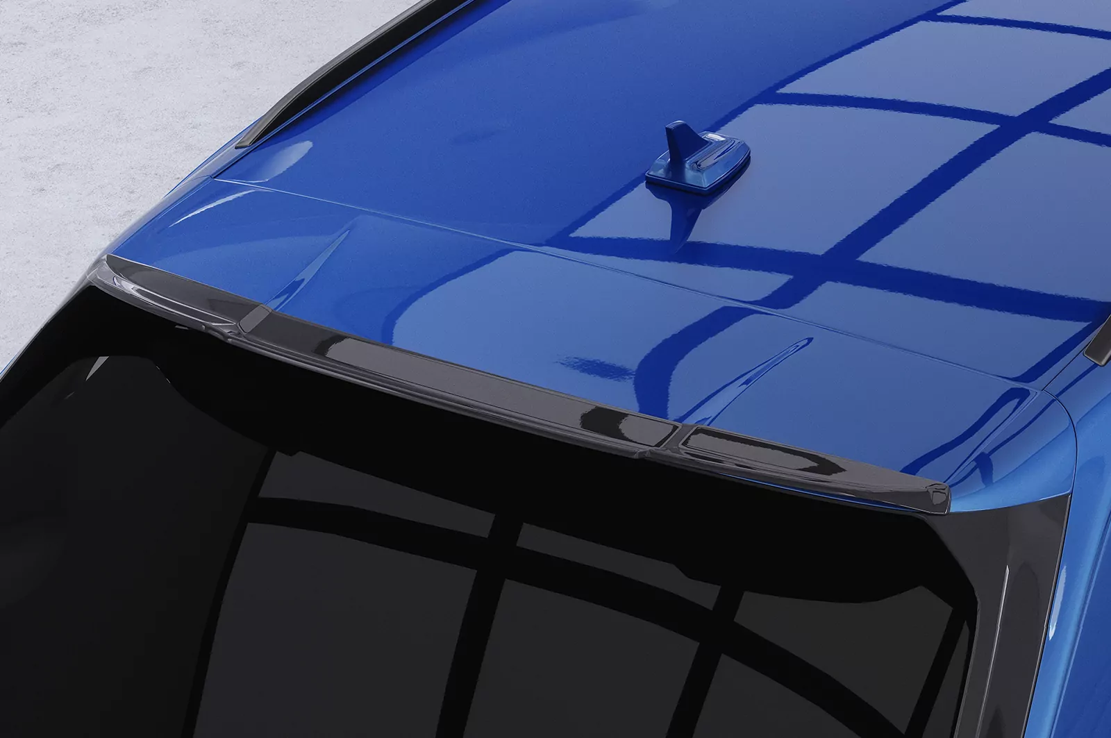 Heckflügel mit ABE für Audi A4 B9 (Typ 8W) Avant HF577 Strukturiert (schwarz matt)