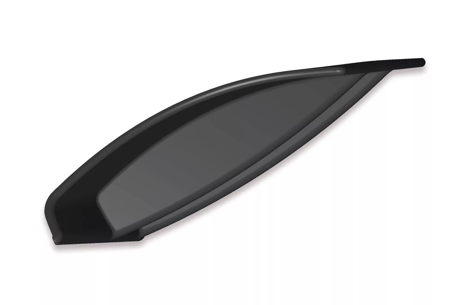 Heckansatz für VW Passat B7 Typ 3C Variant Lackierfreundlich (schwarz matt)