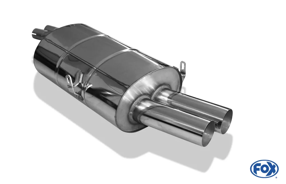 BMW E46 320/ 323/ 325/ 328/ 330  Endschalldämpfer zweiflutig - 2x76 Typ 10