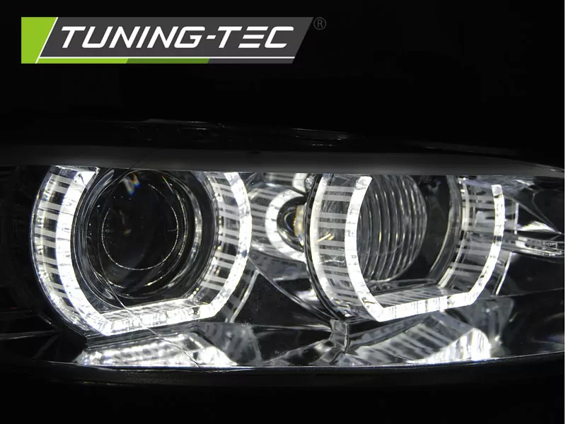 XENON HEADLIGHTS ANGEL EYES LED CHROME fits BMW E92/E93 06-10