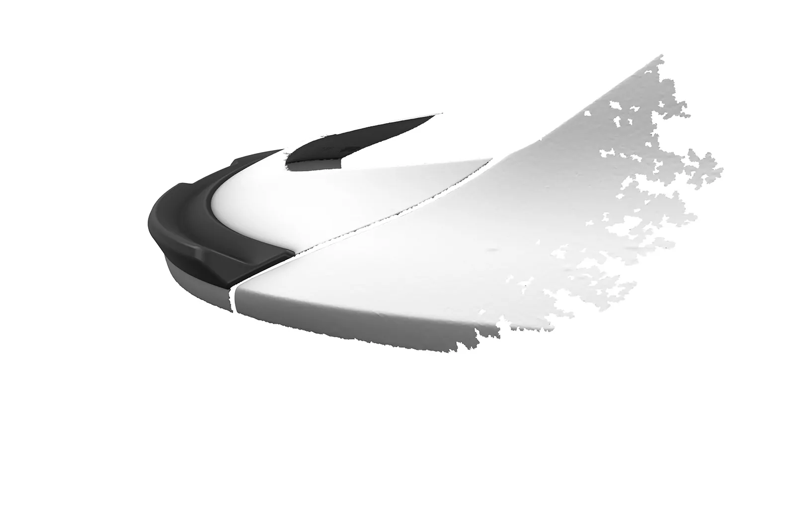 Heckflügel mit ABE für Seat / Cupra Leon 4 (Typ KL) ST HF146 Schwarz Strukturiert