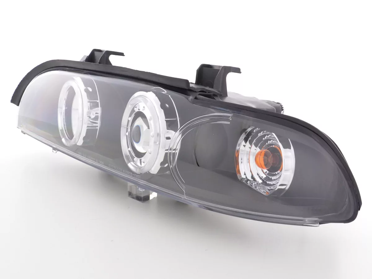 Scheinwerfer Set BMW 5er Typ E39 Bj. 95-00 schwarz