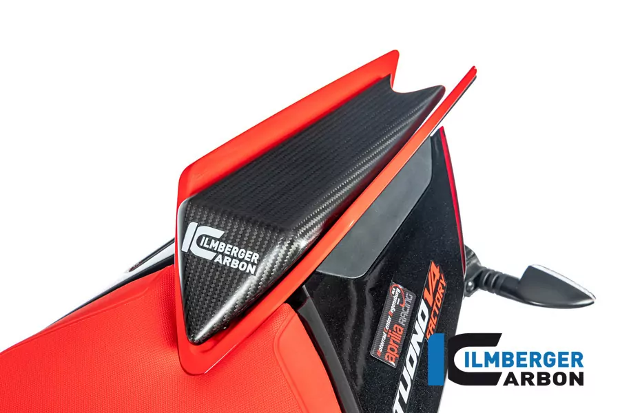 Ilmberger Carbon Soziussitzabdeckung matt für Aprilia RSV4 / Tuono V4 2021-