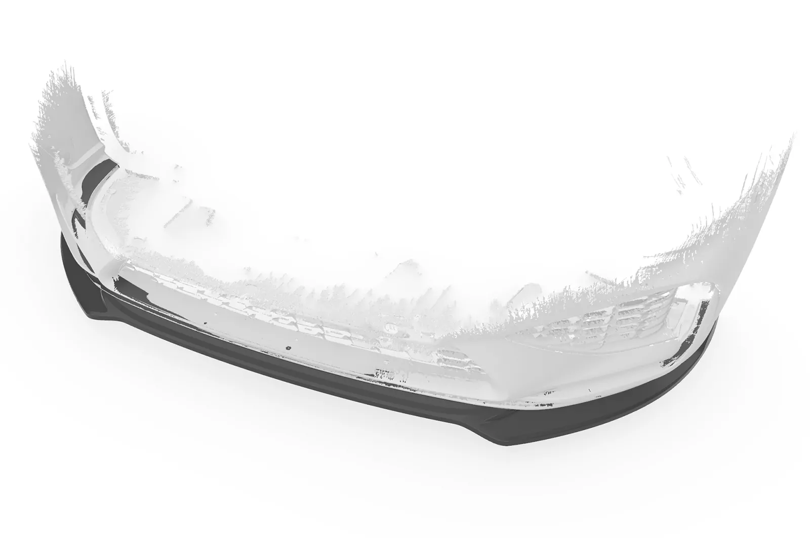 Cup-Spoilerlippe mit ABE für Hyundai I30 (PD) N / N-Line CSL714 Schwarz Strukturiert