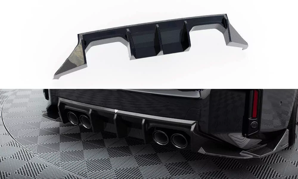 Prepreg Carbon Fiber Diffusor Heck Ansatz Für BMW M2 G87