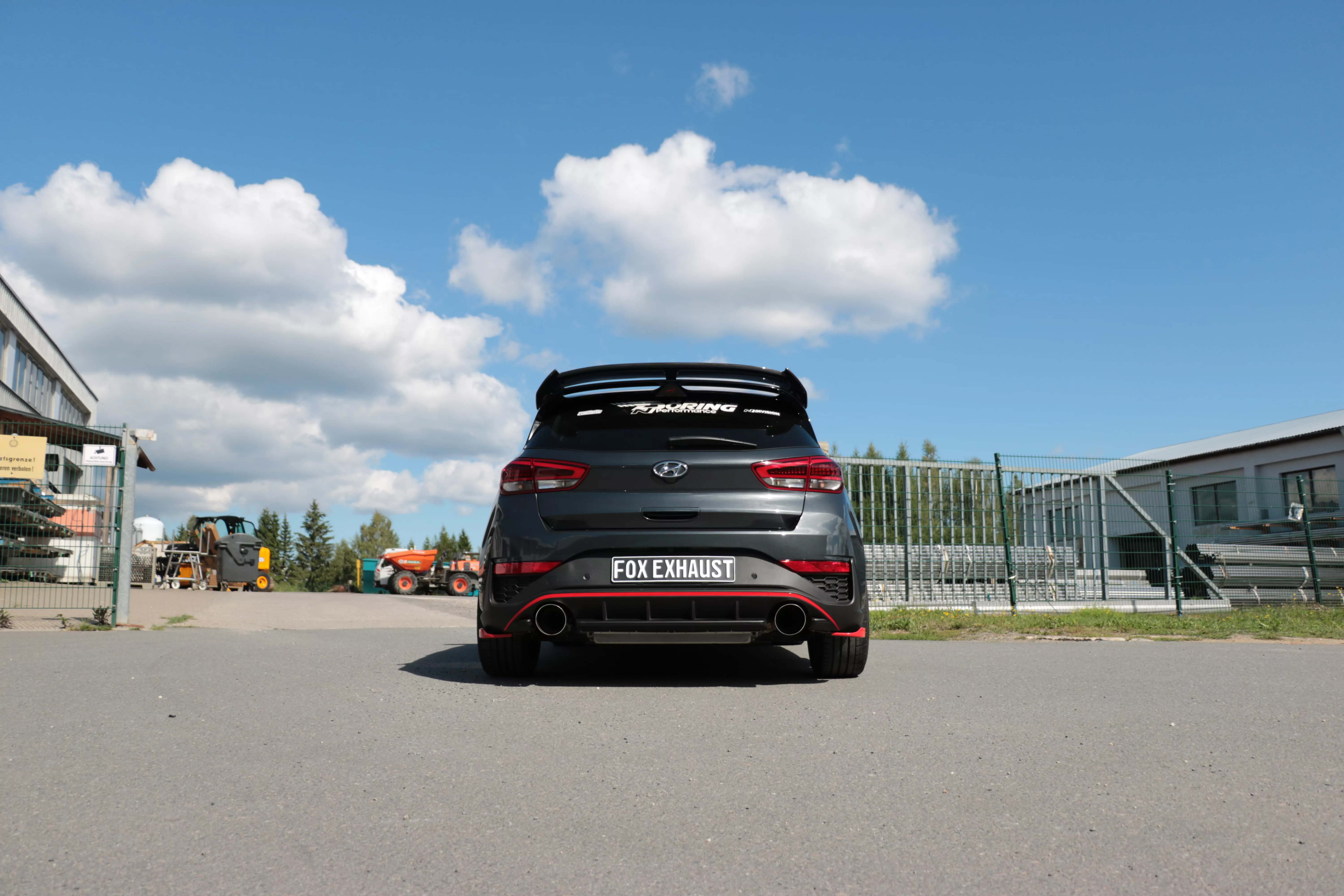 Hyundai i30N Facelift  Endrohre passend auf den originalen Endschalldämpfer - 1x130 Typ 14 rechts/links