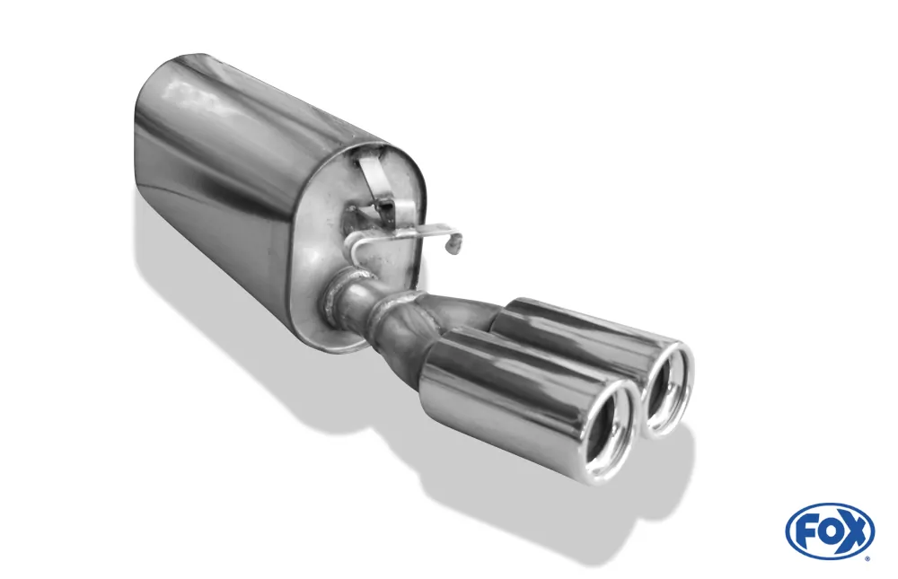 Opel Calibra A/ Calibra A 4x4  Endschalldämpfer Ø50mm - 2x80 Typ 13