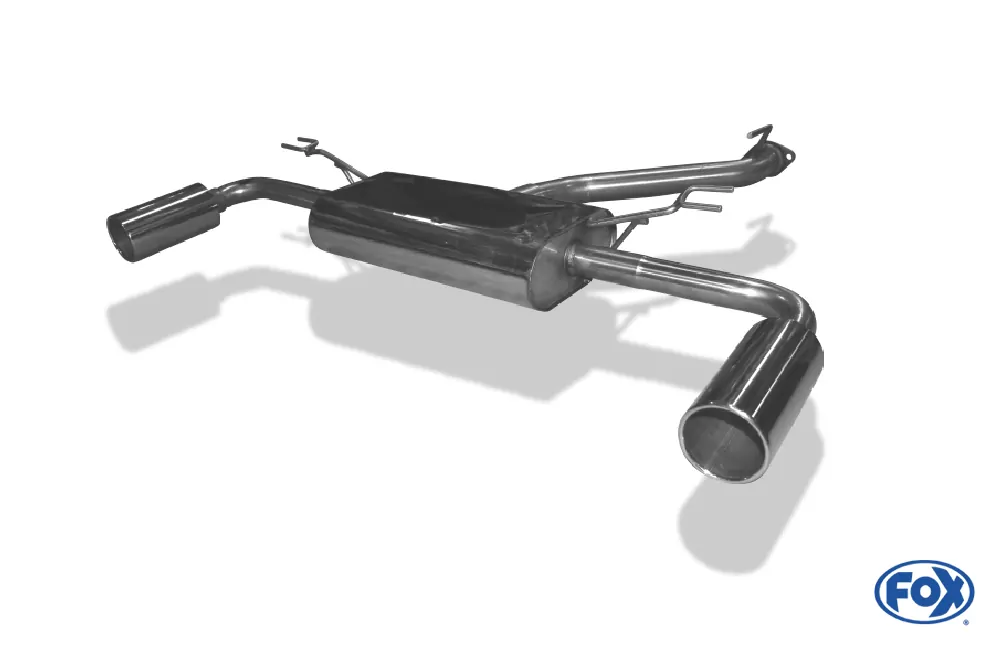 Hyundai i30 Turbo  Endschalldämpfer quer Ausgang rechts/links - 1x100 Typ 12 rechts/links