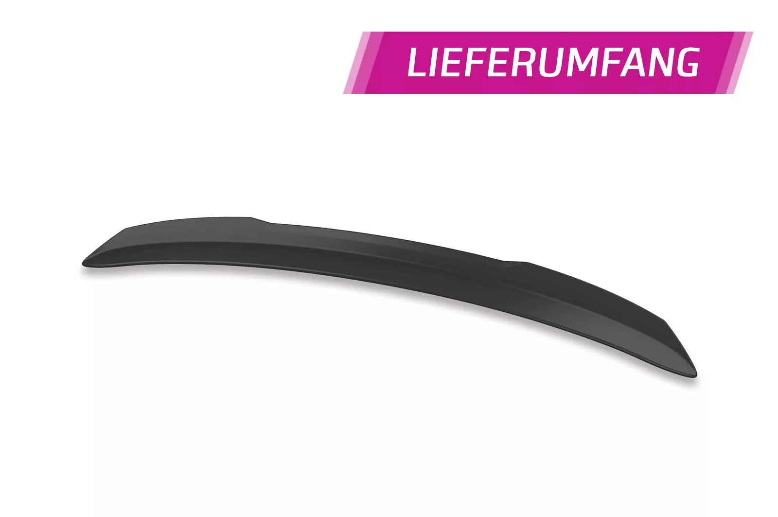 Heckflügel mit ABE für BMW 3er F31 Touring HF736 Schwarz Strukturiert