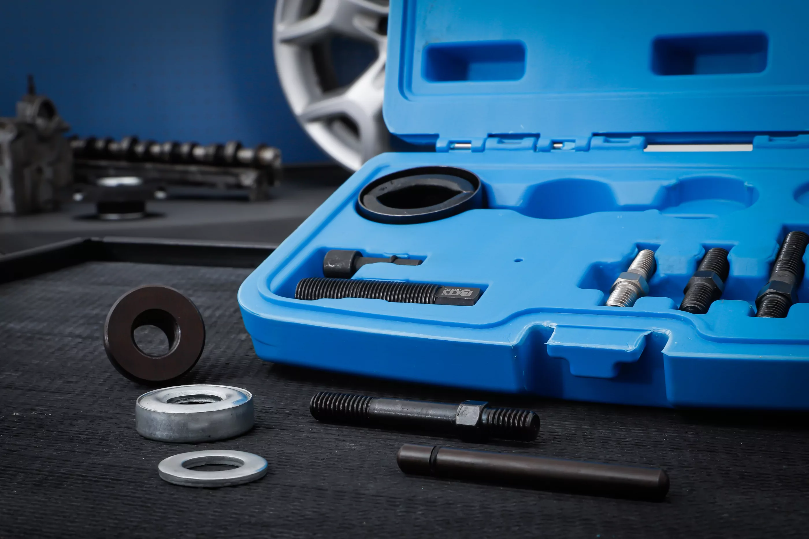 Riemenscheiben-Abzieher & Montage-Satz | für GM, Ford | 13-tlg.