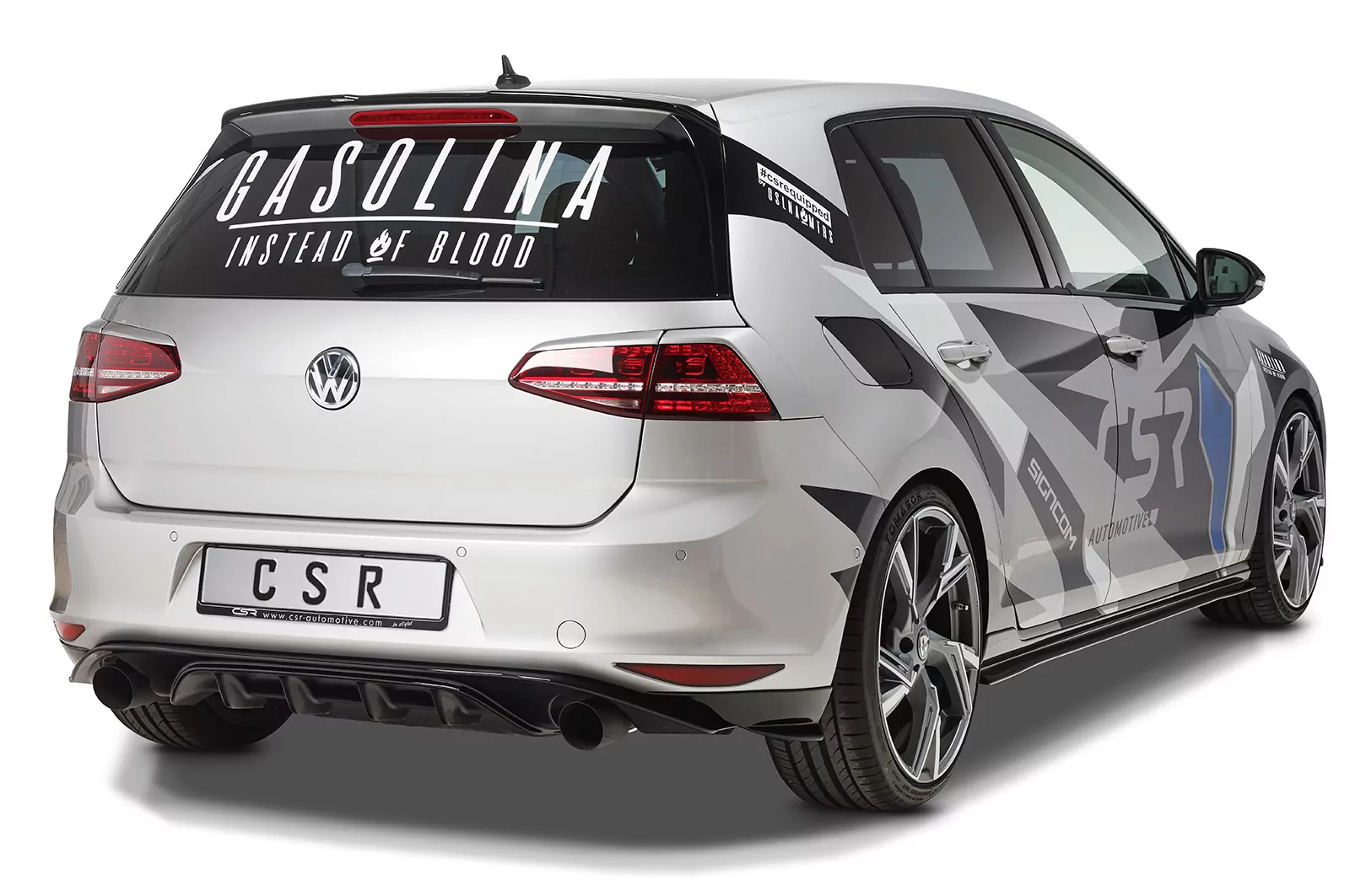 Endschalldämpfer Sportauspuff für VW Golf 7 ESD004