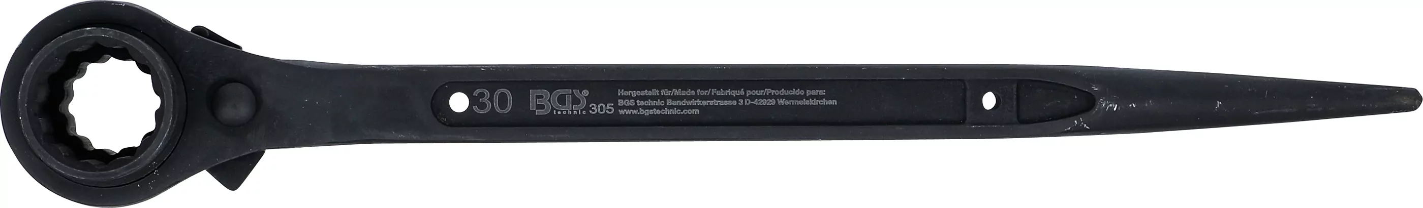 Gerüstbauer-Knarre | SW 24 x 30 mm