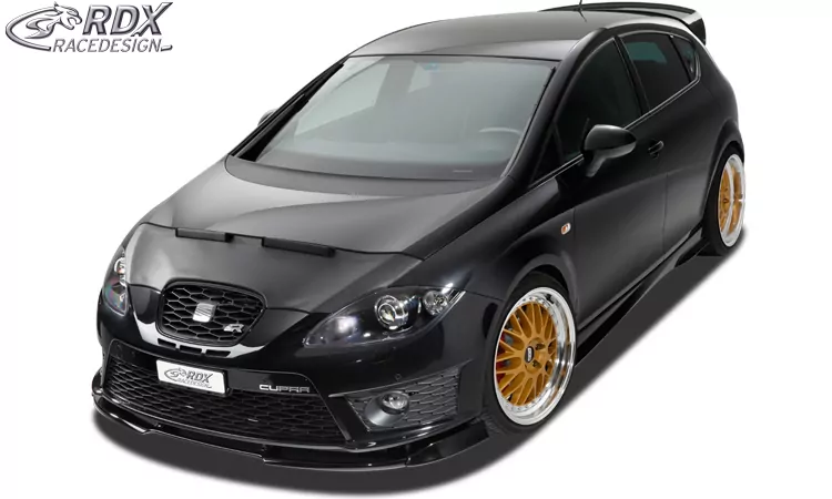 RDX Frontspoiler VARIO-X für SEAT Leon 1P Facelift 2009+ FR & Cupra Frontlippe Front Ansatz Vorne Spoilerlippe